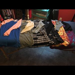 Lot of six LuLaRoe Randy’s L and XL